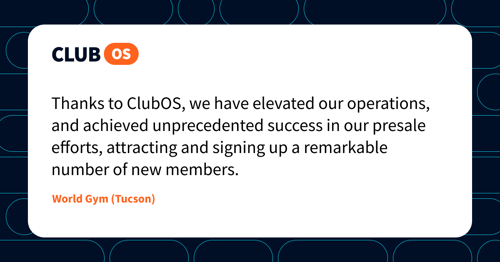 World Gym Tucson Testimonial - Presale