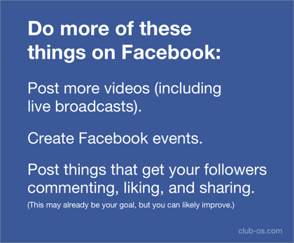 Do more of these things on your fitness business Facebook page