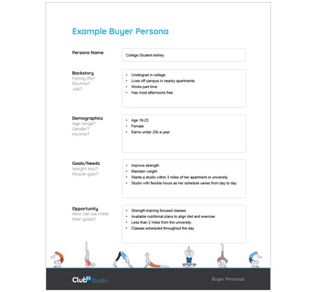 Buyer Persona Templates (For Studios)